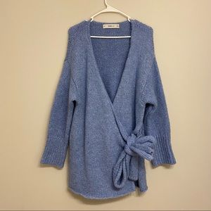 LIKE NEW Zara Knit Wrap Sweater Cardigan